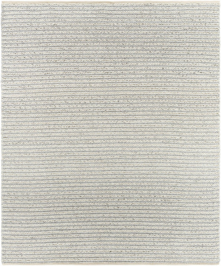 Ebrar Contemporary Gray And Ivory Area Rug - The Rug Decor