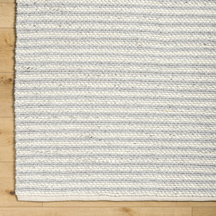 Ebrar Contemporary Gray And Ivory Area Rug - The Rug Decor