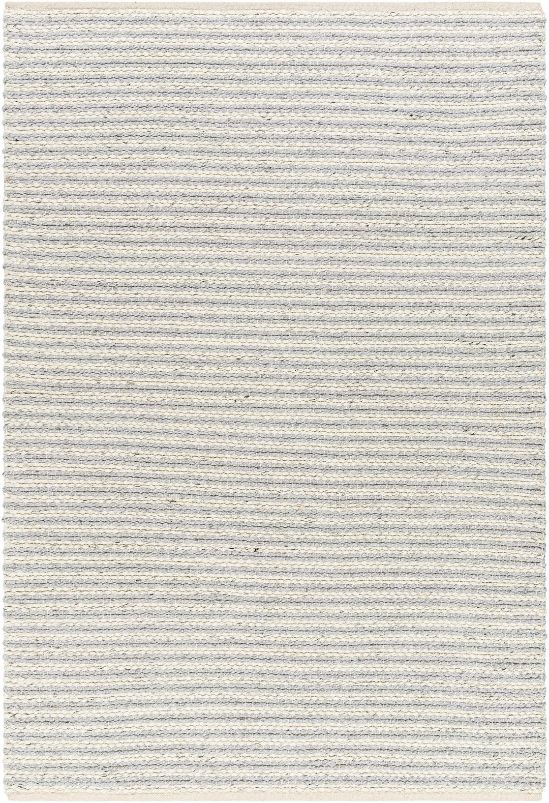 Ebrar Contemporary Gray And Ivory Area Rug - The Rug Decor