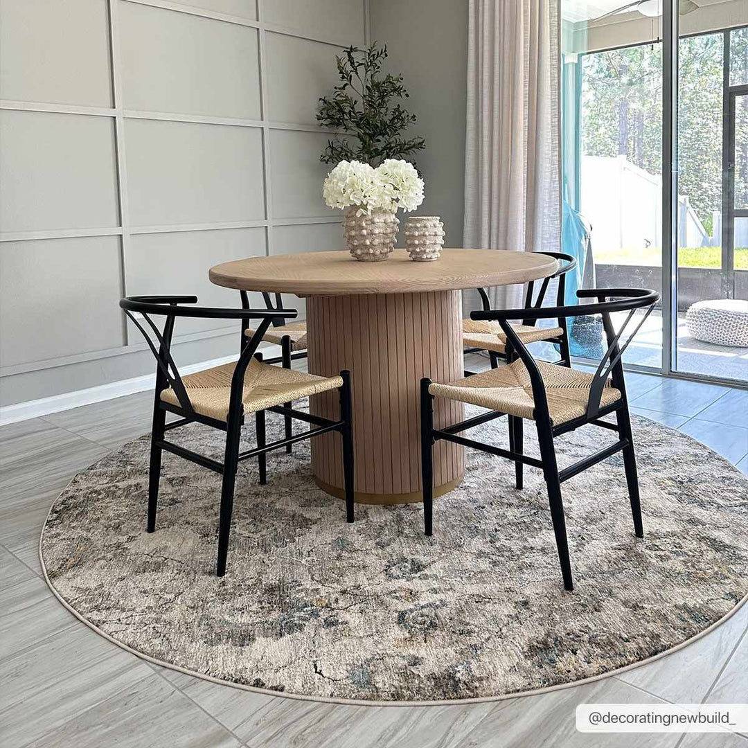 Edenfield Modern Style Brown And Charcoal Area Rug - The Rug Decor