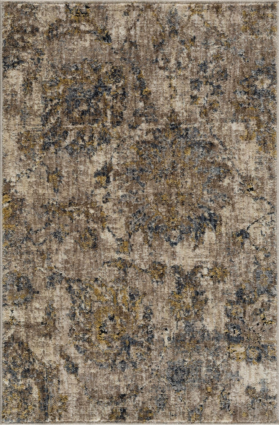 Edenfield Modern Style Brown And Charcoal Area Rug - The Rug Decor
