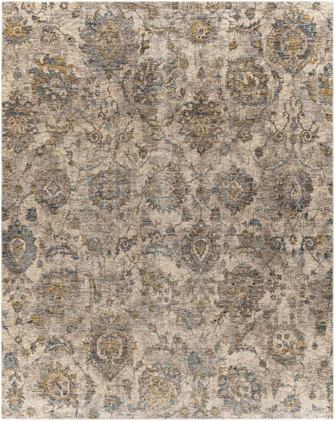 Edenfield Modern Style Brown And Charcoal Area Rug - The Rug Decor