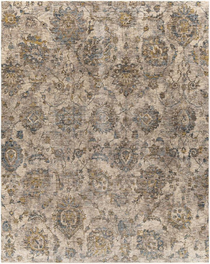 Edenfield Modern Style Brown And Charcoal Area Rug - The Rug Decor