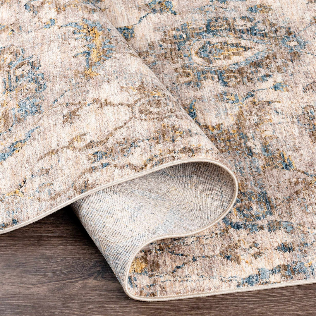 Edenfield Modern Style Brown And Charcoal Area Rug - The Rug Decor