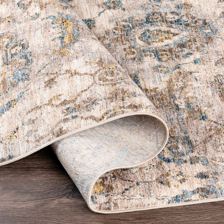 Edenfield Modern Style Brown And Charcoal Area Rug - The Rug Decor