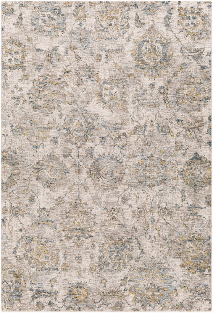 Edenfield Modern Style Brown And Charcoal Area Rug - The Rug Decor