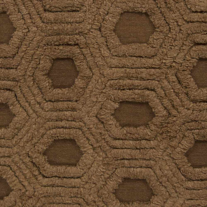Edmonds Contemporary Style Brown Hand Woven Wool Area Rug - The Rug Decor