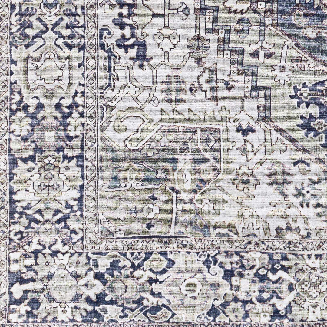 Edmonston Traditional Serapi Design Charcoal Area Rug - The Rug Decor