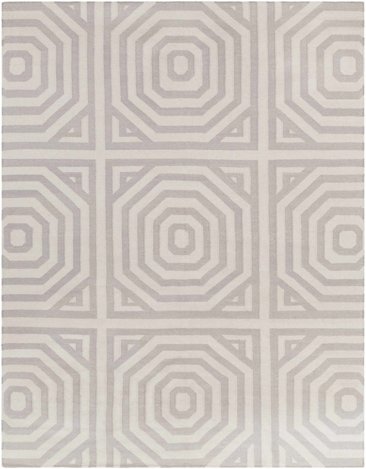 Edmund Modern Geometrical Design Gray Area Rug - The Rug Decor