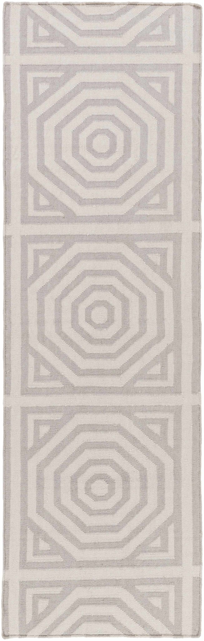 Edmund Modern Geometrical Design Gray Area Rug - The Rug Decor