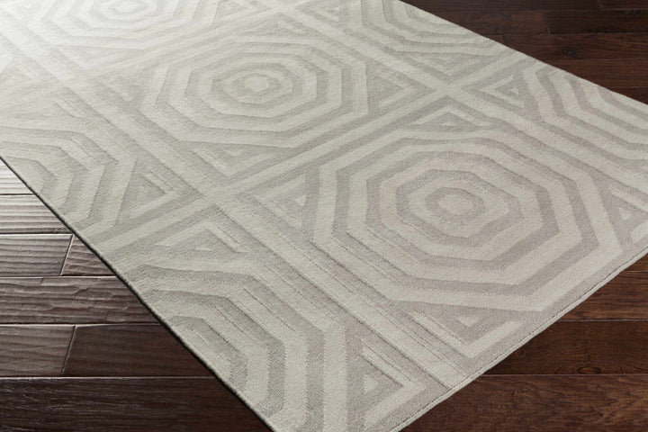 Edmund Modern Geometrical Design Gray Area Rug - The Rug Decor