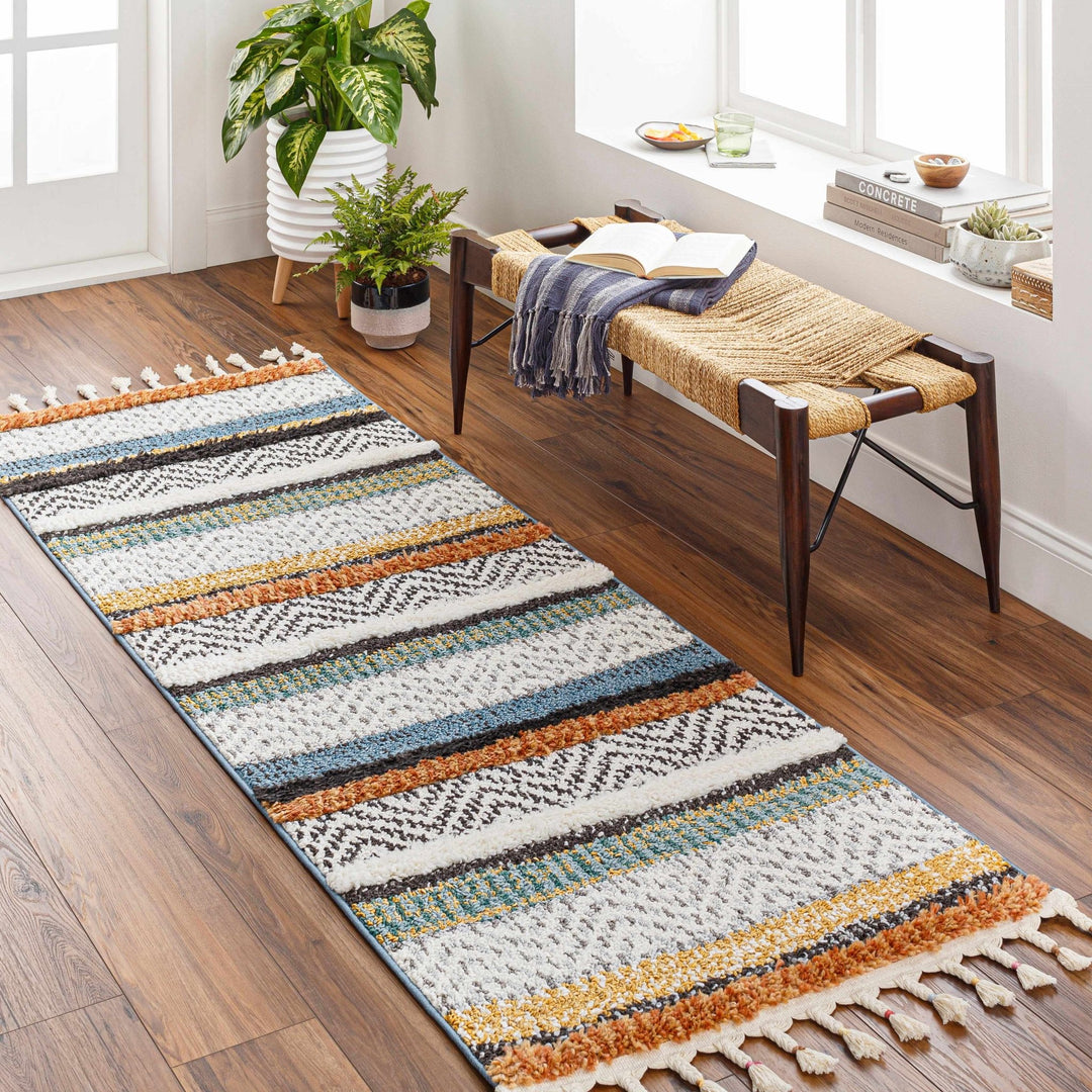 Edmundston Modern style Multicolor Area Rug - The Rug Decor
