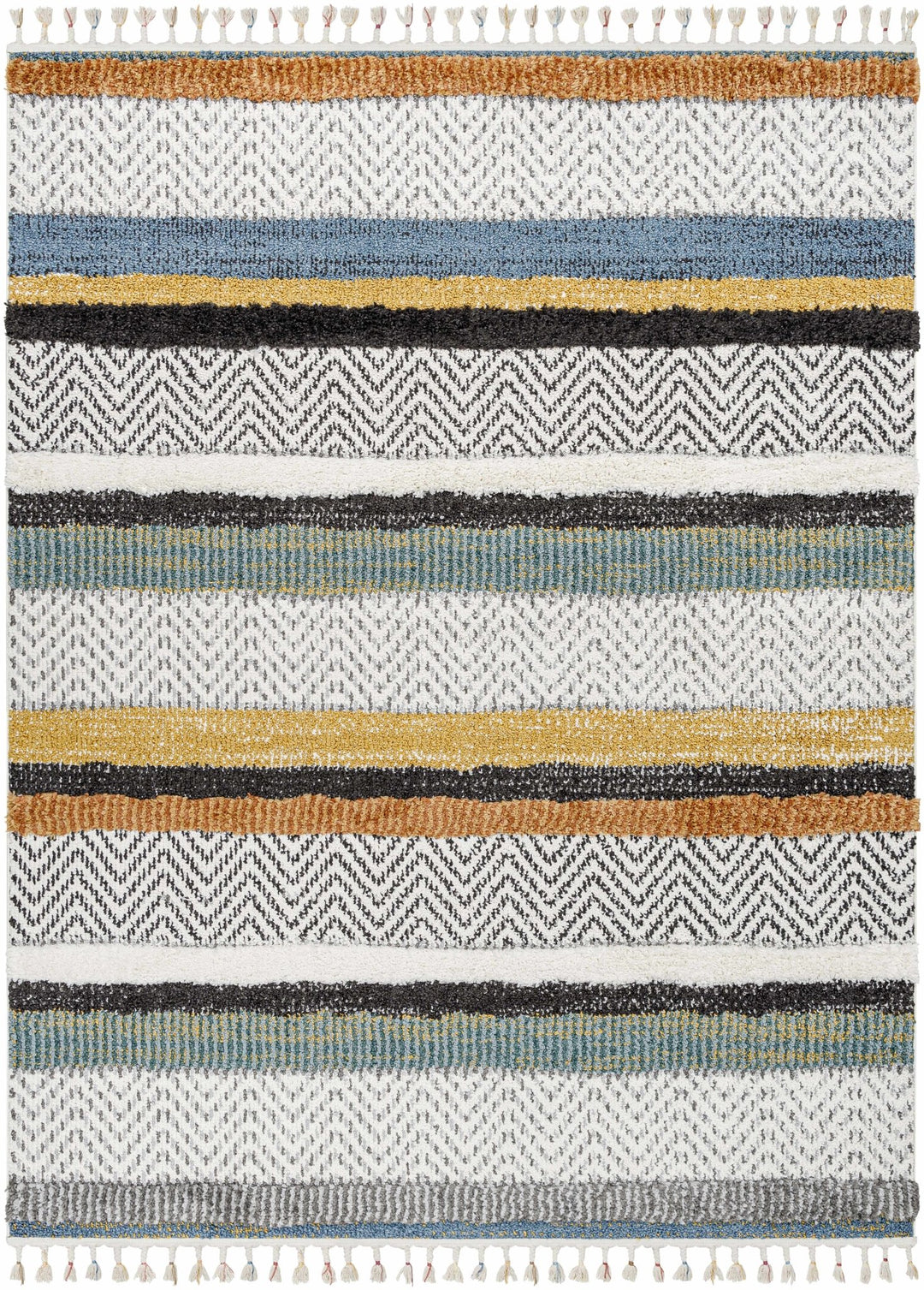 Edmundston Modern style Multicolor Area Rug - The Rug Decor