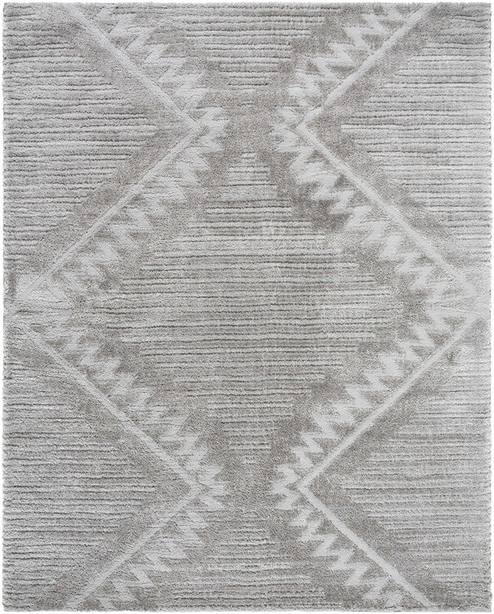 Edsel Gray Contemporary Style Area Rug - The Rug Decor
