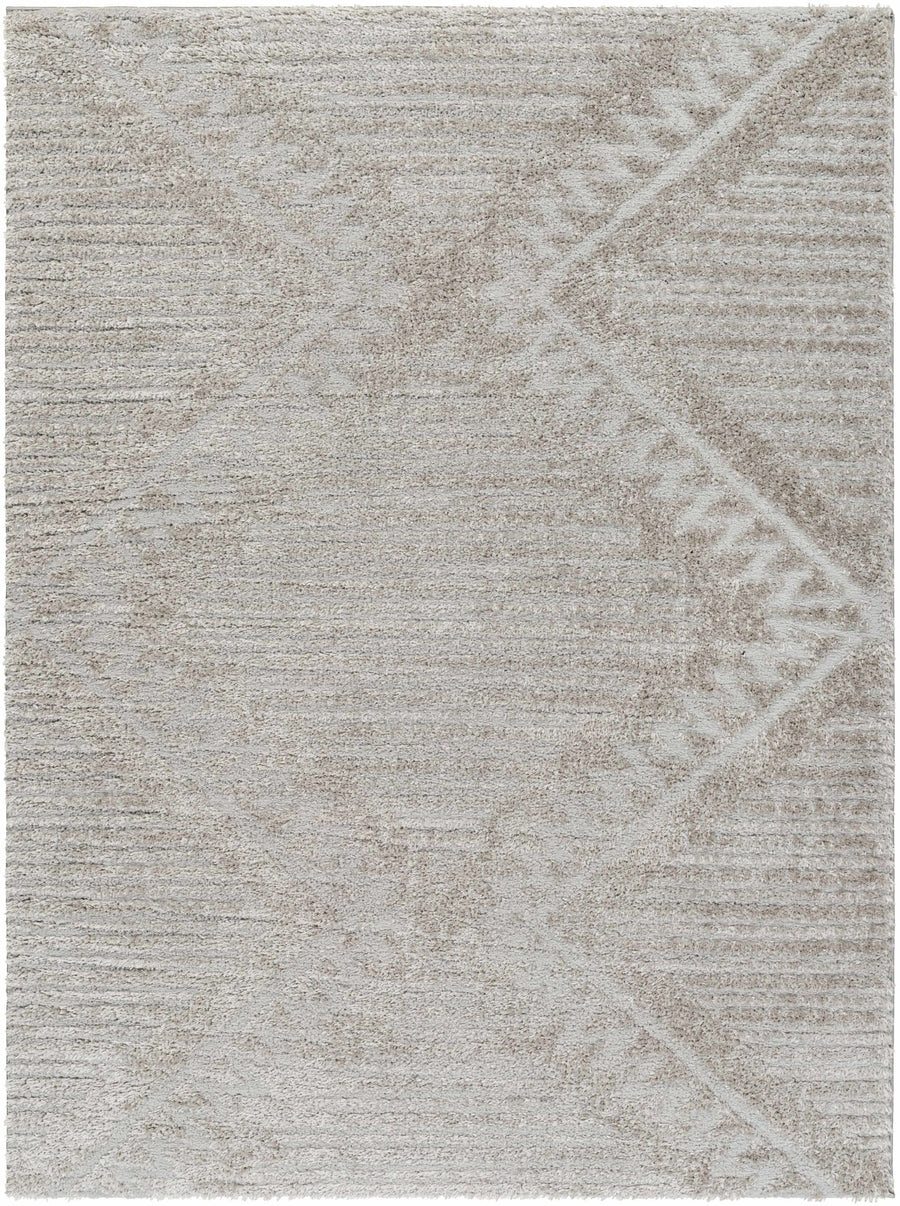 Edsel Gray Contemporary Style Area Rug - The Rug Decor