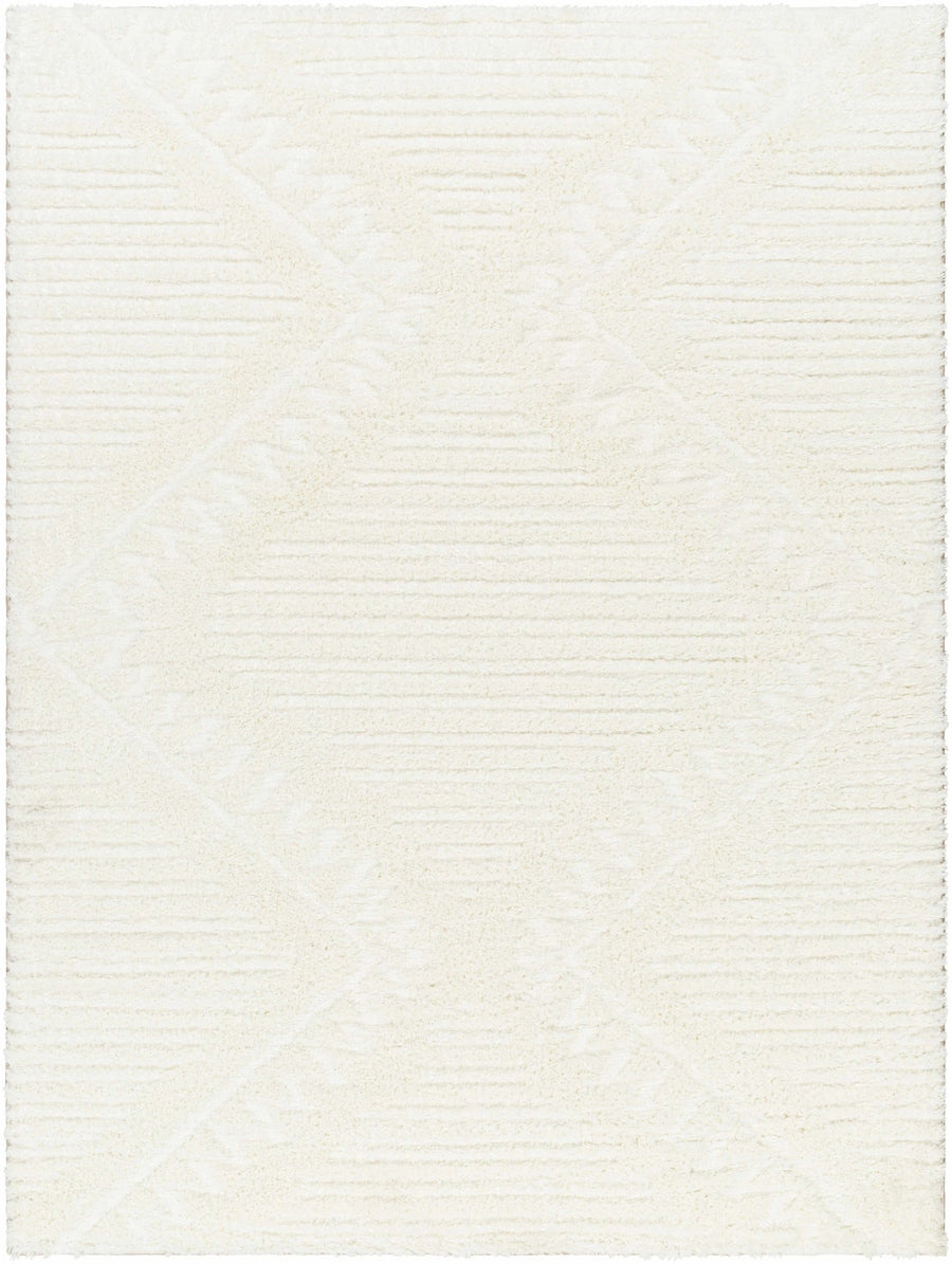 Edsel Modern Geometric Design Ivory Area Rug - The Rug Decor