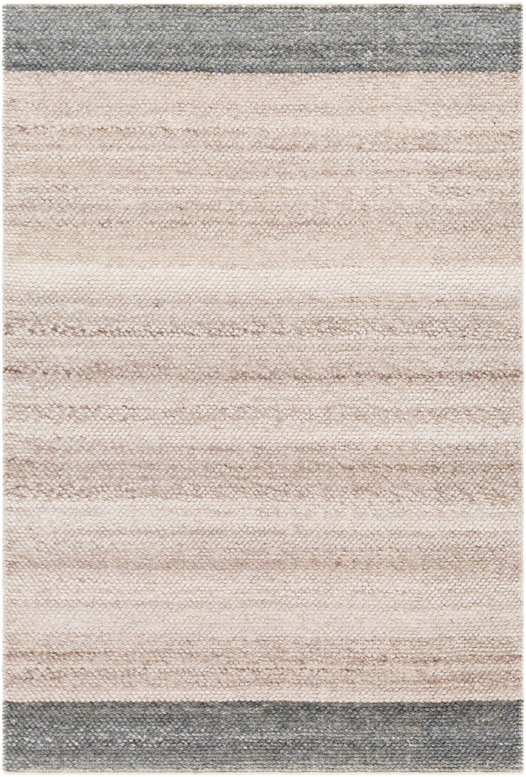 Edwin Modern Style Beige And Gray Hand Woven Area Rug - The Rug Decor