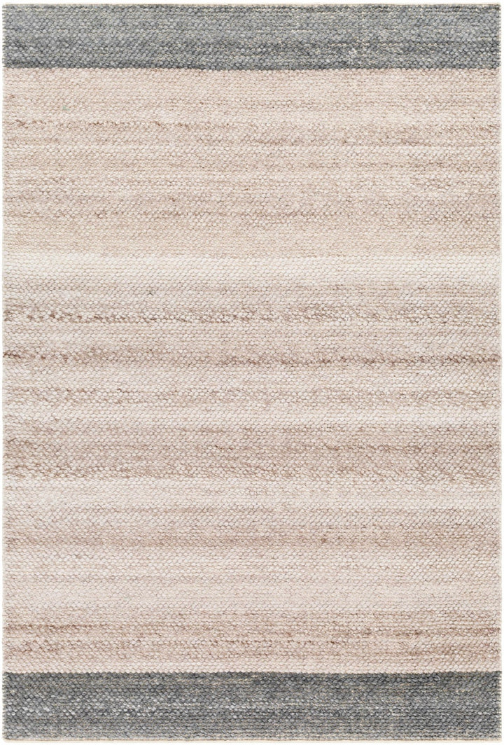Edwin Modern Style Beige And Gray Hand Woven Area Rug - The Rug Decor