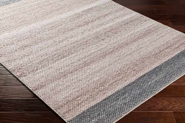 Edwin Modern Style Beige And Gray Hand Woven Area Rug - The Rug Decor