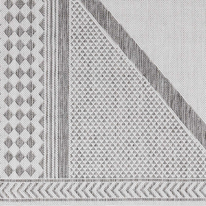 Efrem Contemporary Geometrical Gray And Charcoal Area Rug - The Rug Decor