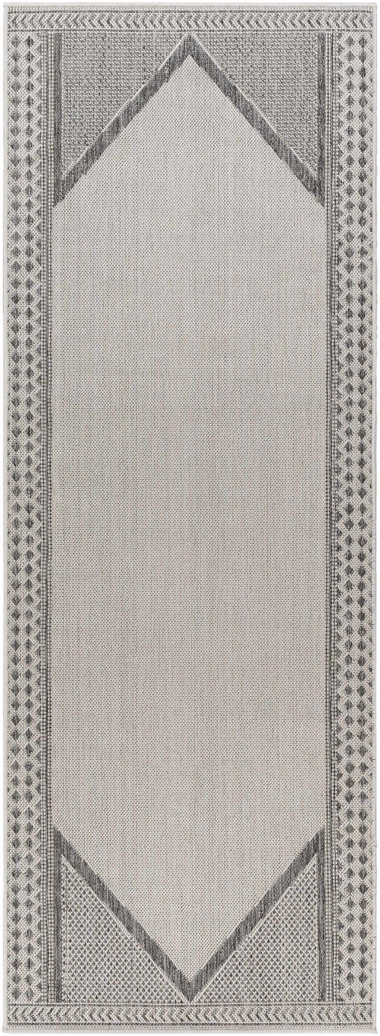 Efrem Contemporary Geometrical Gray And Charcoal Area Rug - The Rug Decor