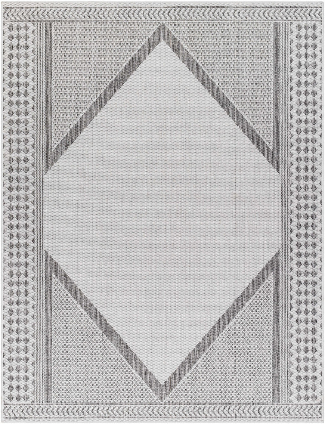 Efrem Contemporary Geometrical Gray And Charcoal Area Rug - The Rug Decor