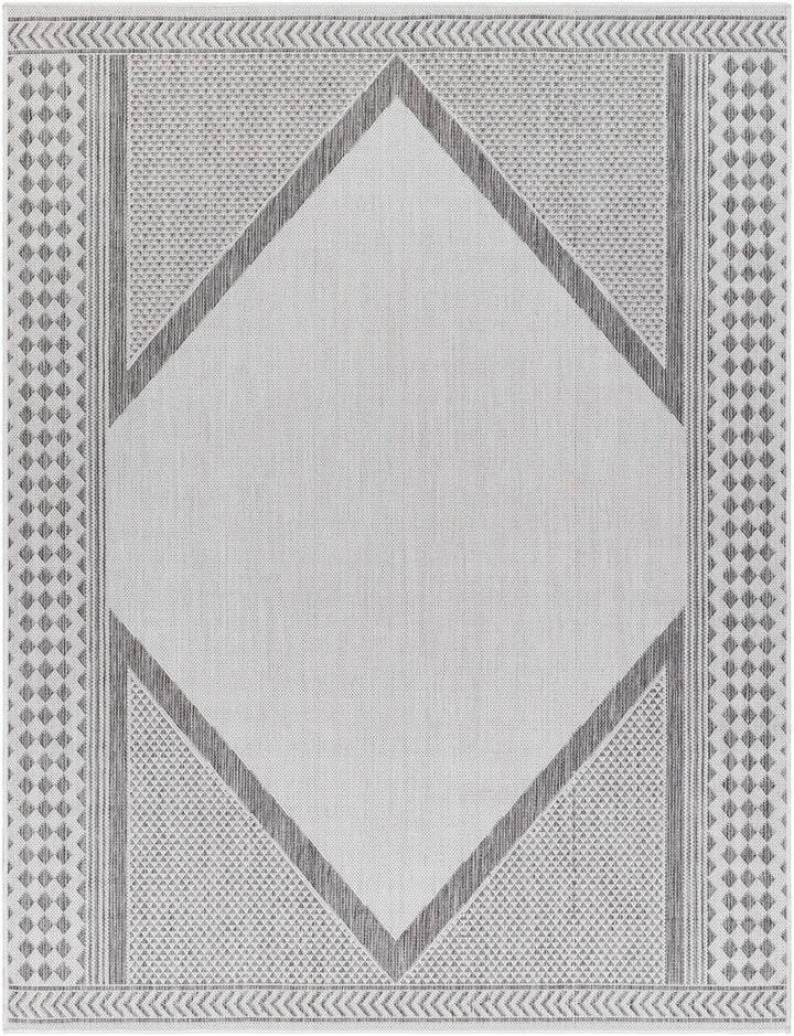 Efrem Contemporary Geometrical Gray And Charcoal Area Rug - The Rug Decor