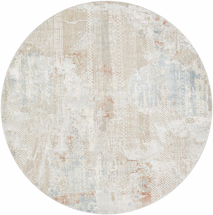 Efren Contemporary Abstract Beige And Gray Area Rug - The Rug Decor