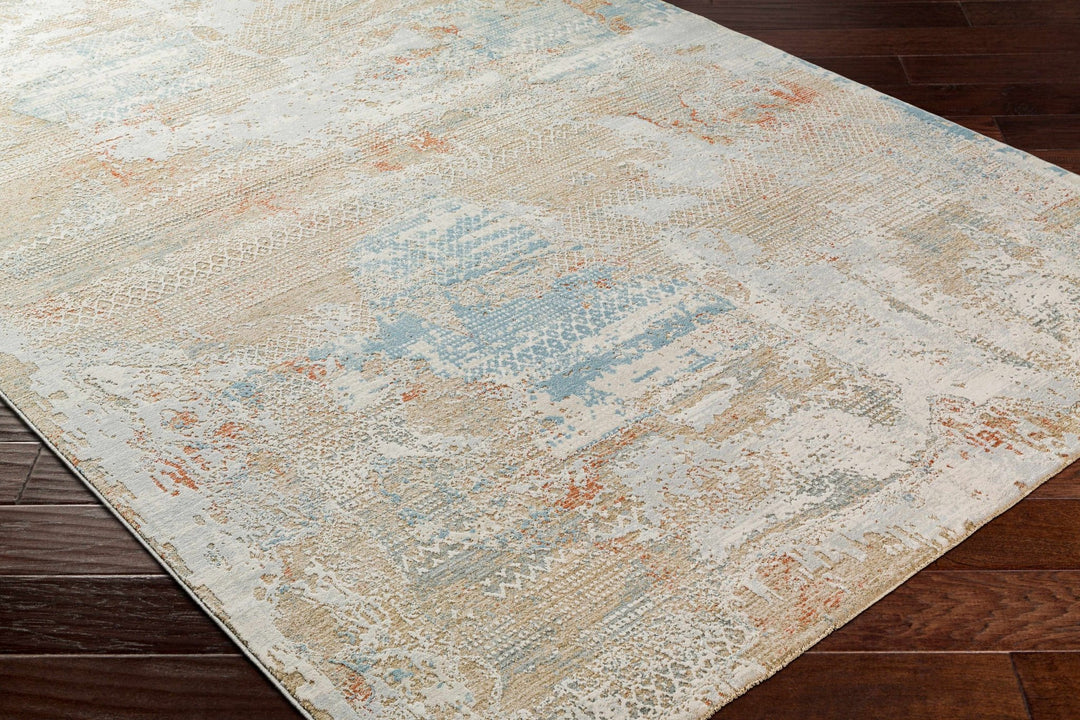 Efren Contemporary Abstract Beige And Gray Area Rug - The Rug Decor