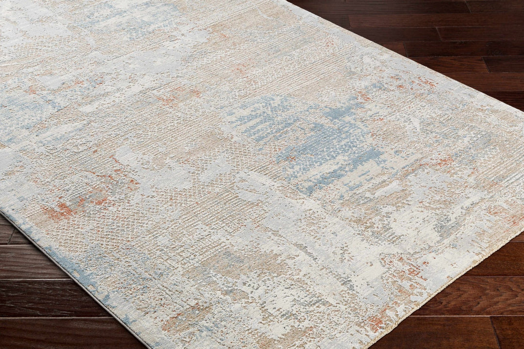 Efren Contemporary Abstract Beige And Gray Area Rug - The Rug Decor