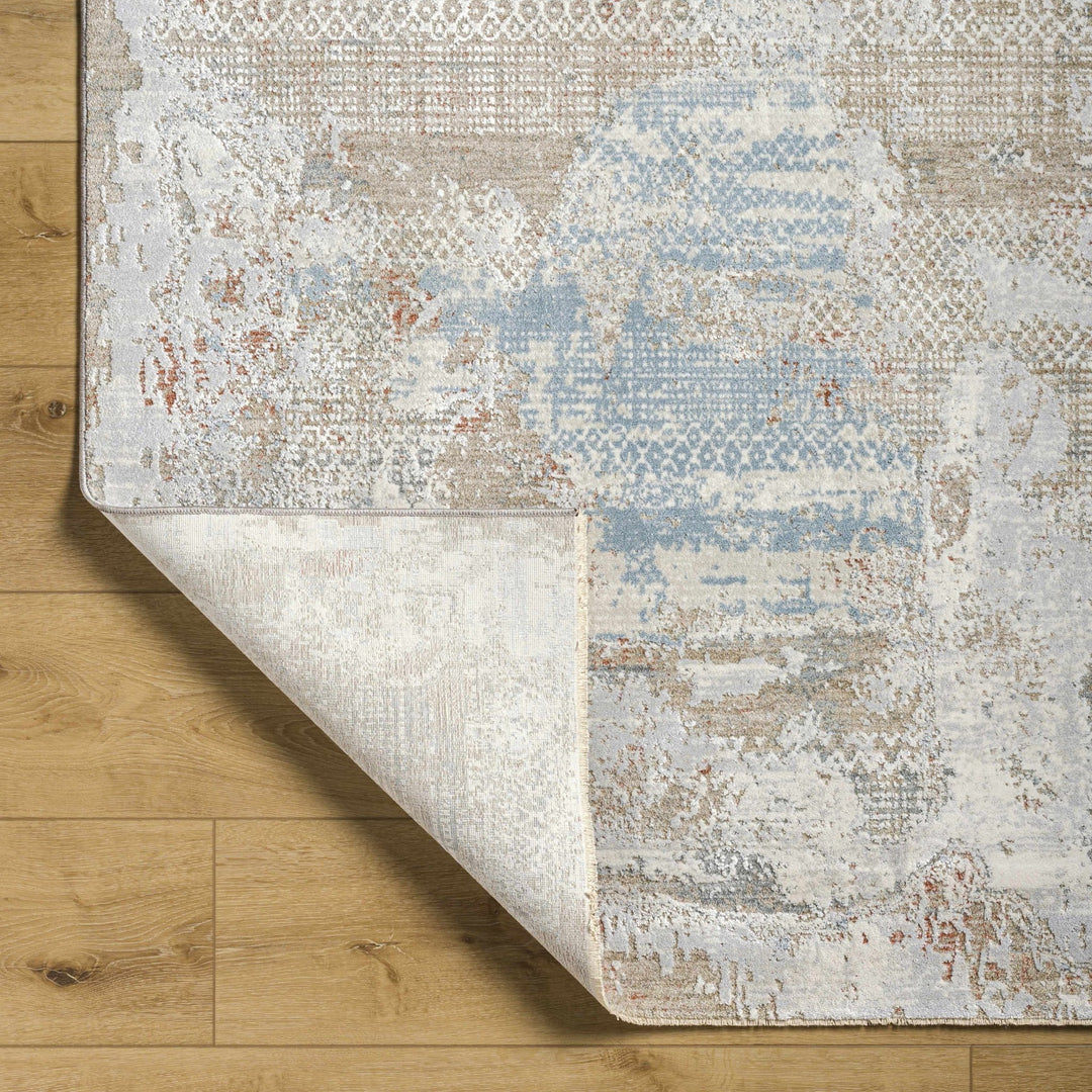 Efren Contemporary Abstract Beige And Gray Area Rug - The Rug Decor