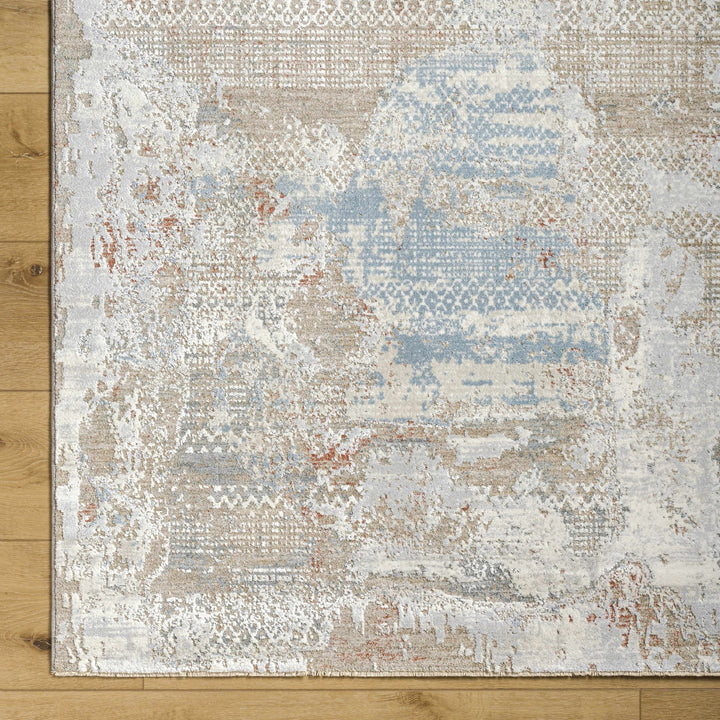Efren Contemporary Abstract Beige And Gray Area Rug - The Rug Decor