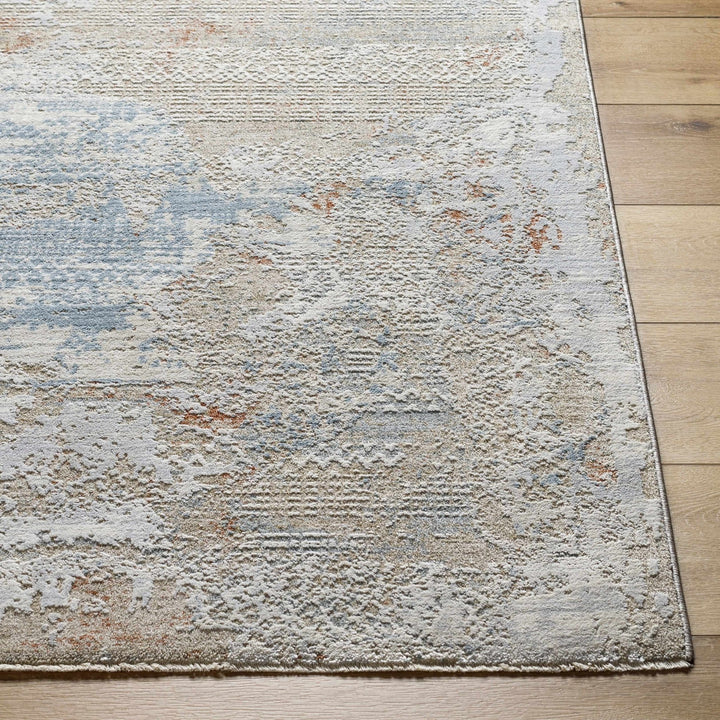 Efren Contemporary Abstract Beige And Gray Area Rug - The Rug Decor