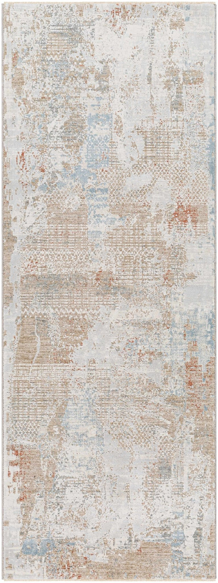 Efren Contemporary Abstract Beige And Gray Area Rug - The Rug Decor