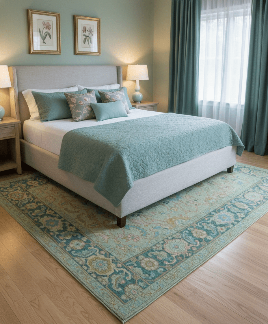 Elaine Custom Made Beige Traditional Design Hand Knotted Wool Rug - The Rug Decor