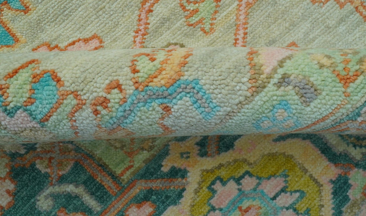 Elaine Custom Made Beige Traditional Design Hand Knotted Wool Rug - The Rug Decor