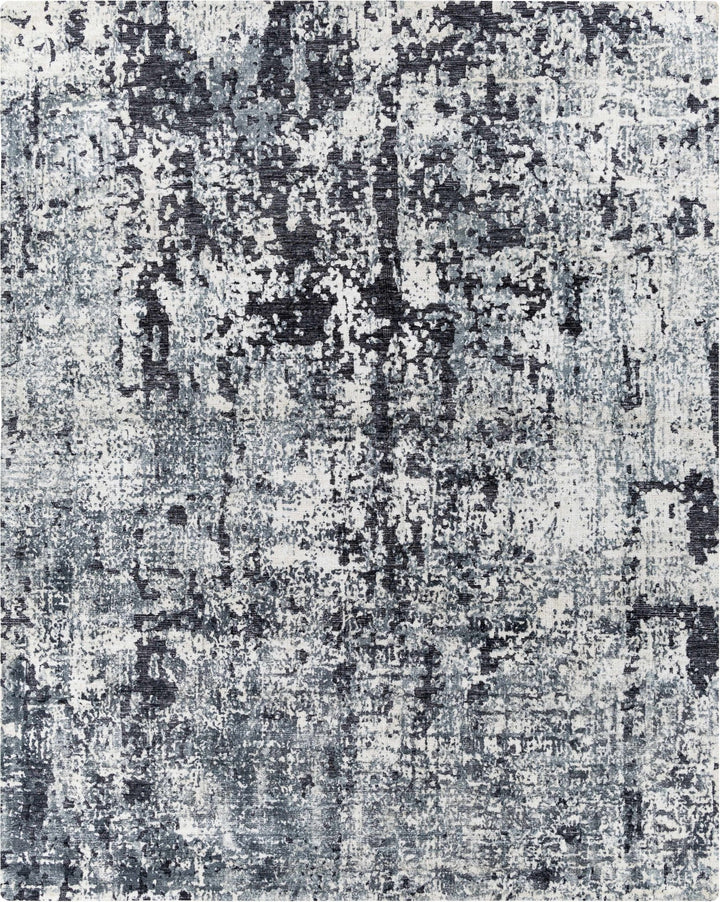Elbing Modern Abstract Charcoal And Gray Area Rug - The Rug Decor