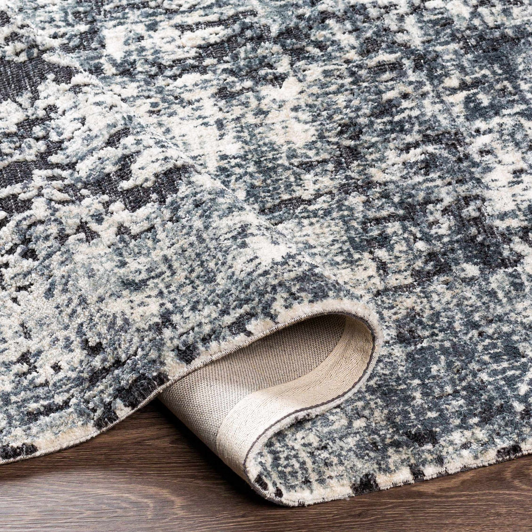 Elbing Modern Abstract Charcoal And Gray Area Rug - The Rug Decor
