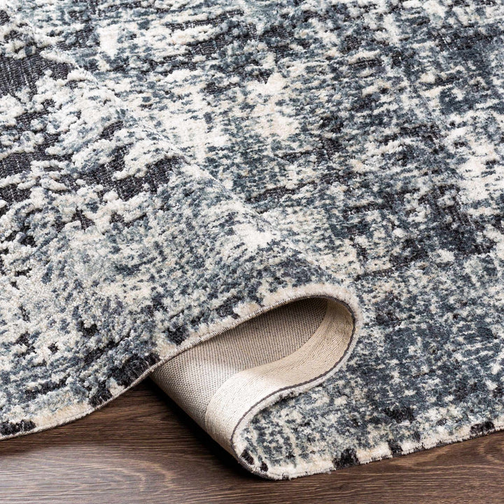 Elbing Modern Abstract Charcoal And Gray Area Rug - The Rug Decor