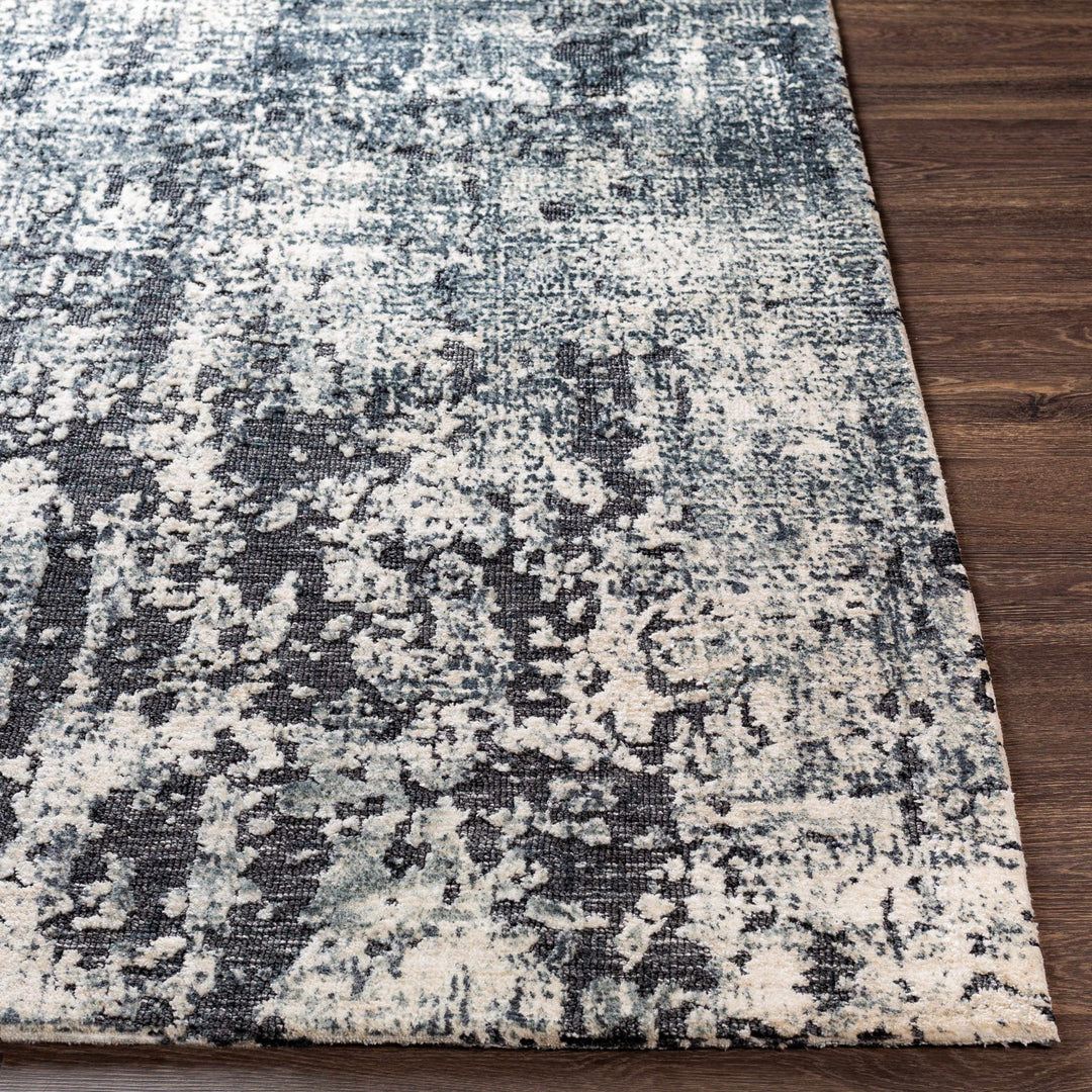 Elbing Modern Abstract Charcoal And Gray Area Rug - The Rug Decor