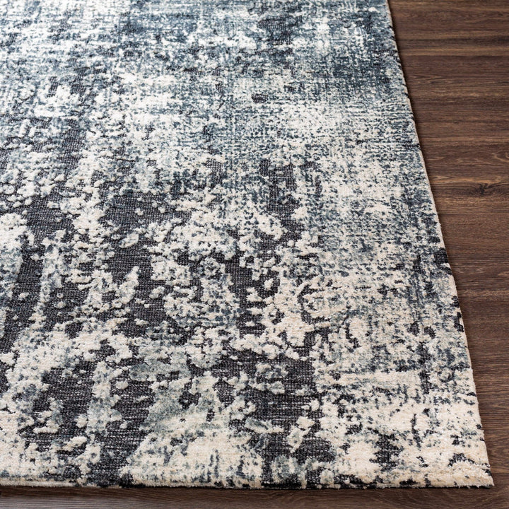 Elbing Modern Abstract Charcoal And Gray Area Rug - The Rug Decor