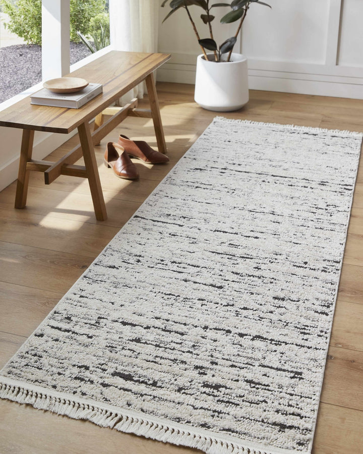 Elian Contemporary Abstract Beige And Ivory Rug - The Rug Decor