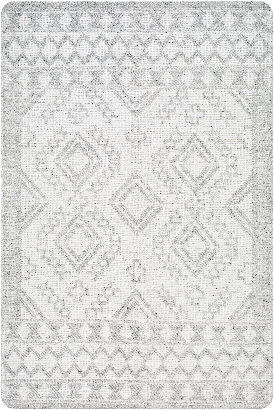 Elin Bohemian Transitional Ivory Hand Woven Rug - The Rug Decor