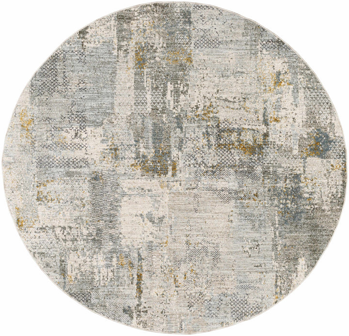 Elina Modern Abstract Design Beige And Teal Rug - The Rug Decor