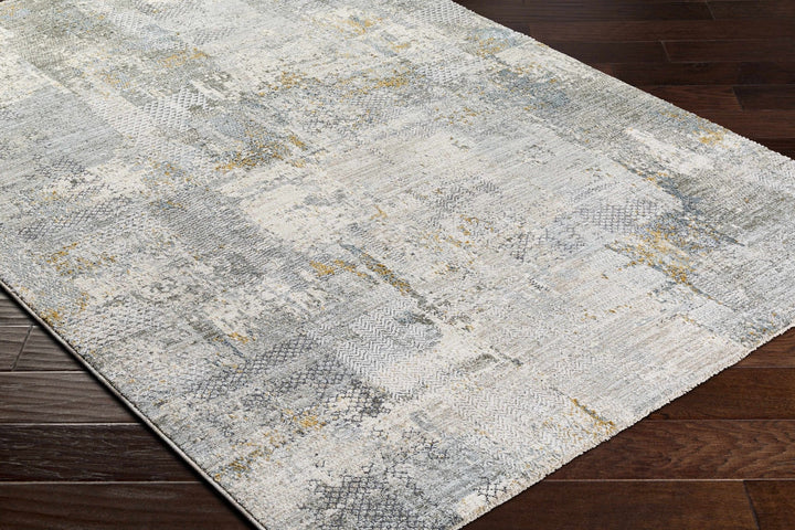 Elina Modern Abstract Design Beige And Teal Rug - The Rug Decor