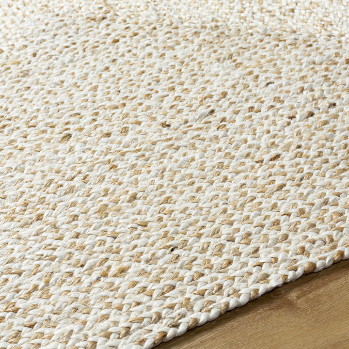Elkie Beige Modern Style Hand Loom Jute Area Rug - The Rug Decor