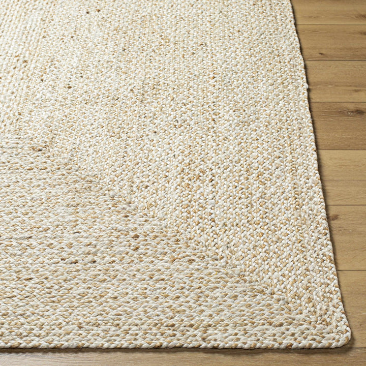 Elkie Beige Modern Style Hand Loom Jute Area Rug - The Rug Decor