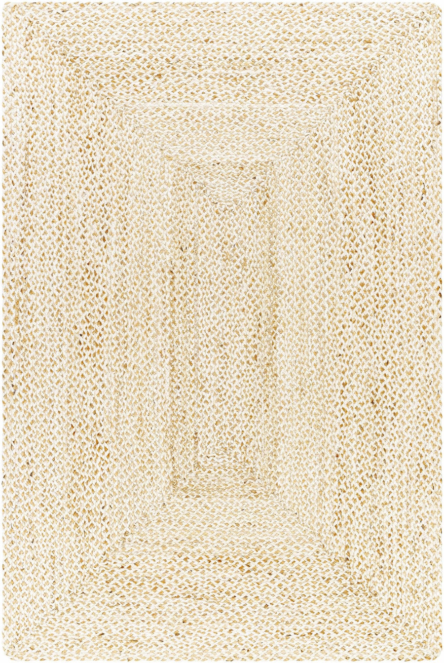 Elkie Beige Modern Style Hand Loom Jute Area Rug - The Rug Decor