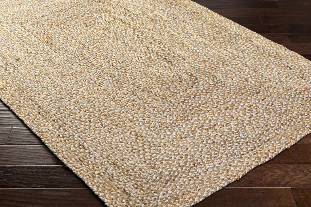 Elkie Contemporary braided Tan Jute Area Rug - The Rug Decor