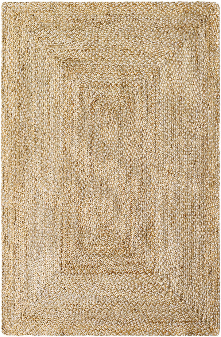 Elkie Contemporary braided Tan Jute Area Rug - The Rug Decor